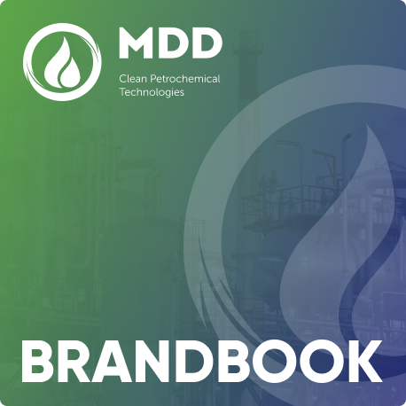 Брендбук для компании занимающейся нефтехимической продукцией MDD